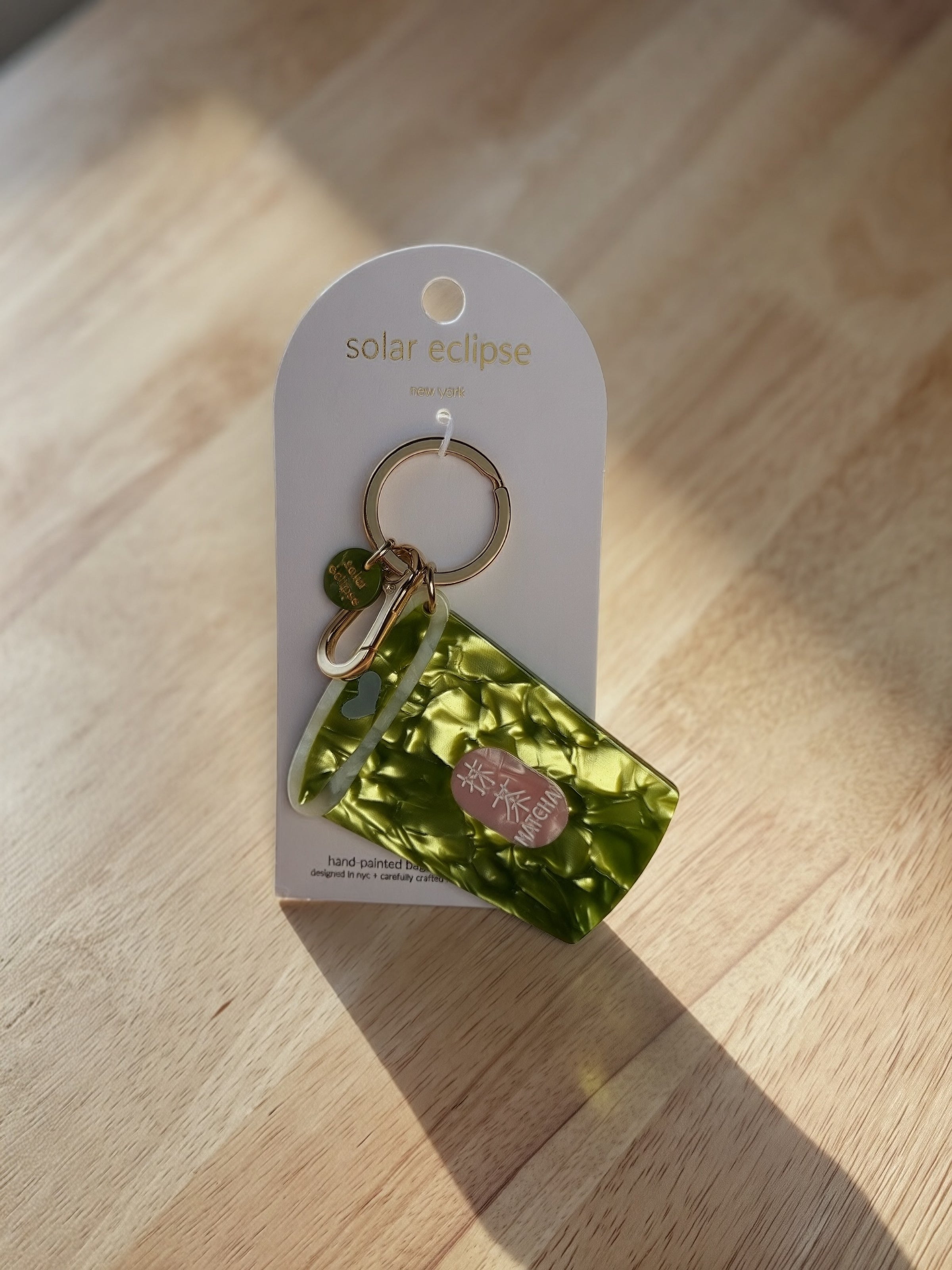 Matcha Bag Charm + Keychain