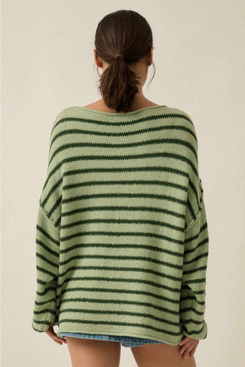 Moody Striped Knit