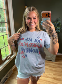 Red, White & Honey Tee