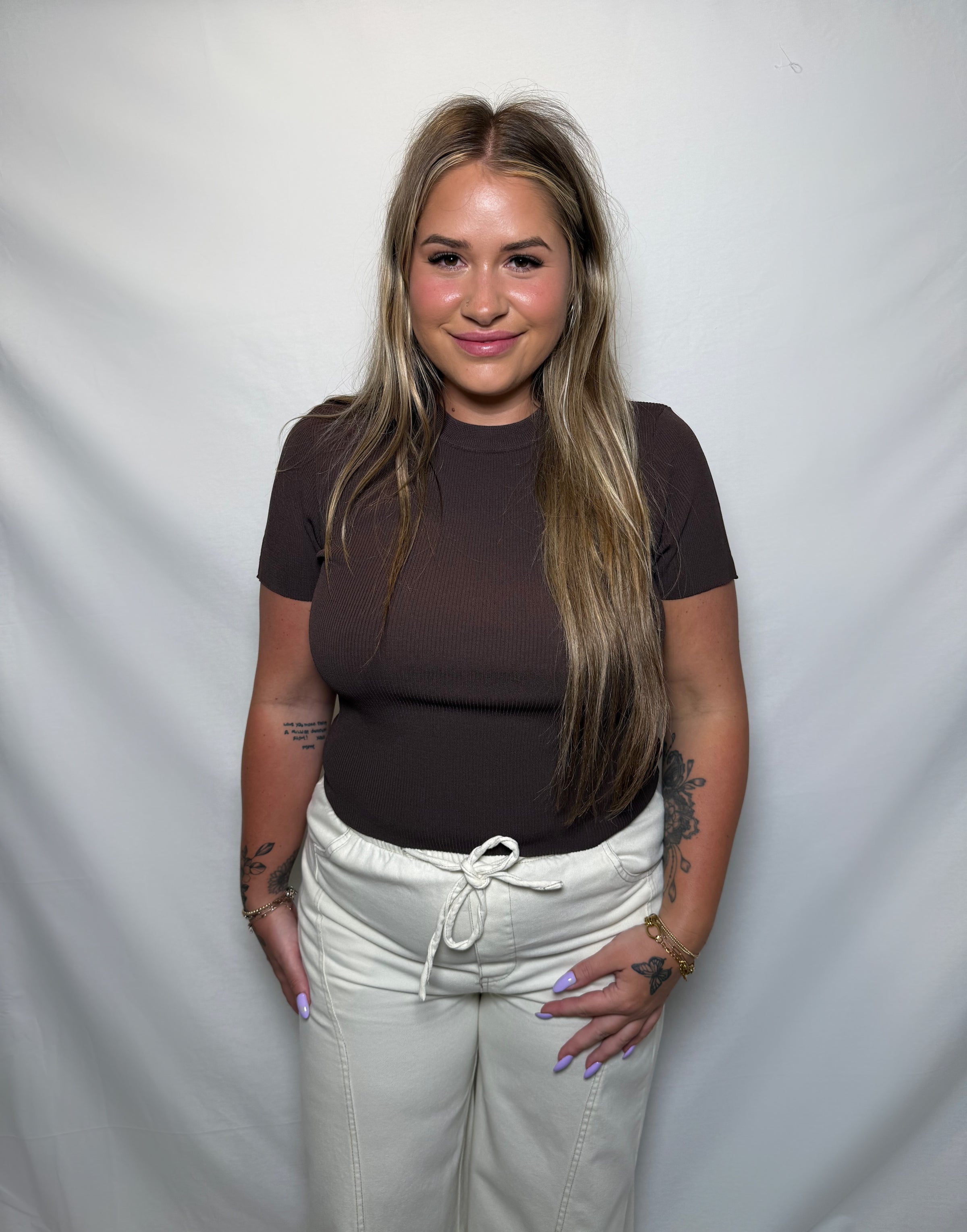 Mocha Minimal Tee