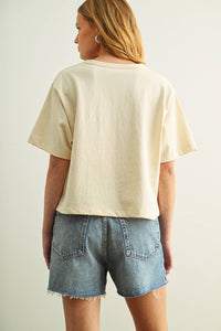 Mushroom Linen Top