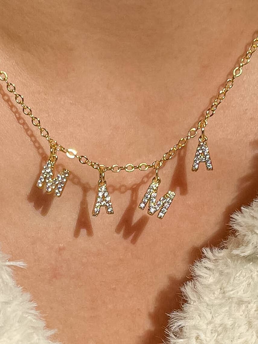 Mama Letter Necklace