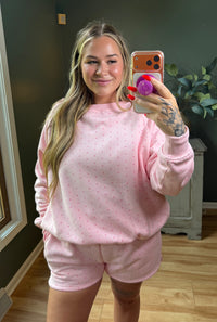 Coconut Off The Shoulder Sweatshirt