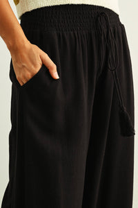 Noir Linen Pant