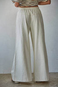 Classic Wide Ivory Denim