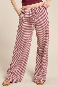 Berry Wide Leg Pant