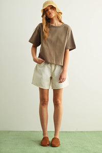 Rosewood Linen Top