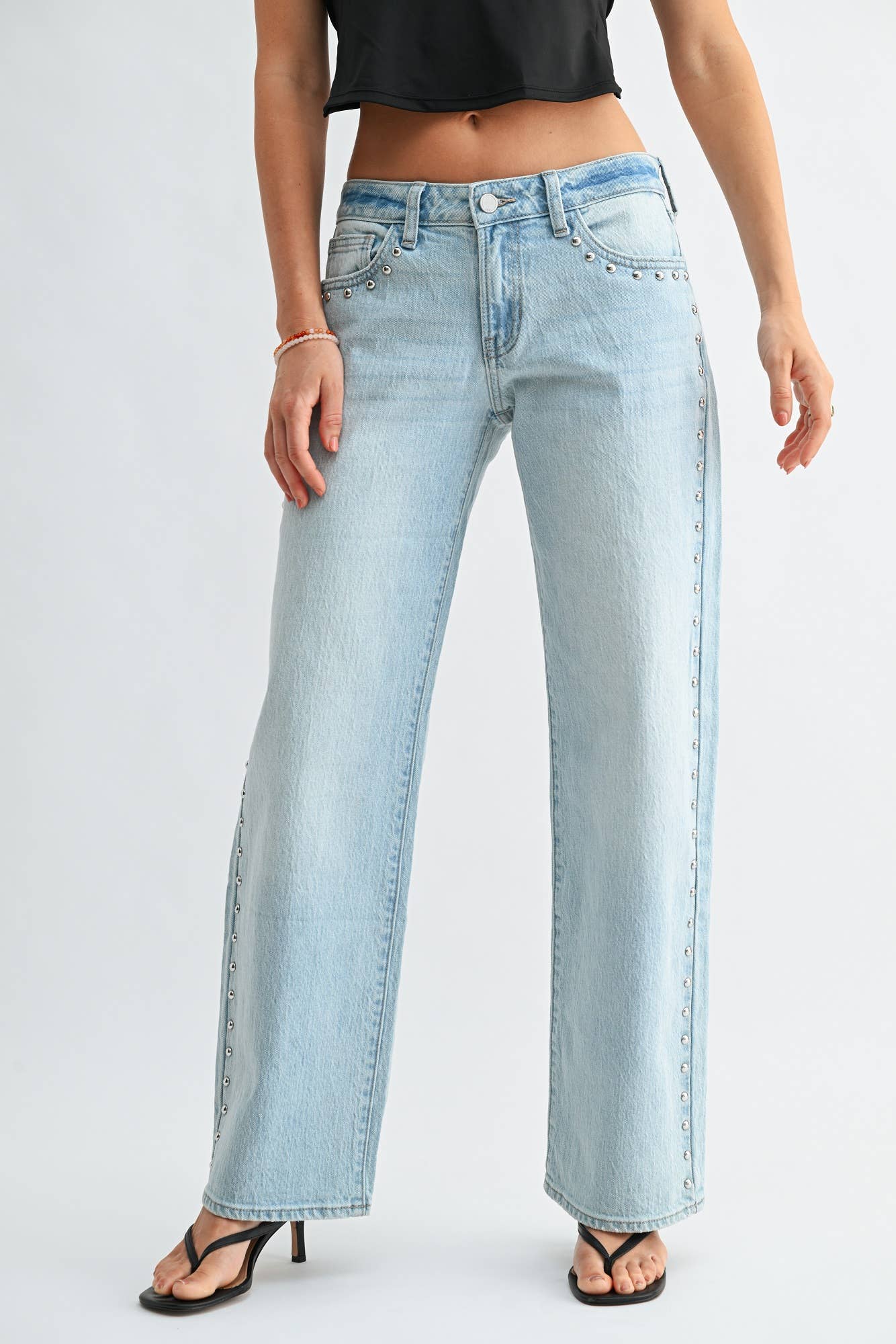 Studded Street Jean