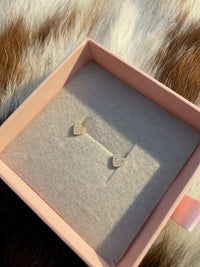 Dalia Heart Studs
