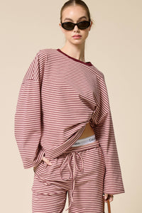 Berry Oversized Top