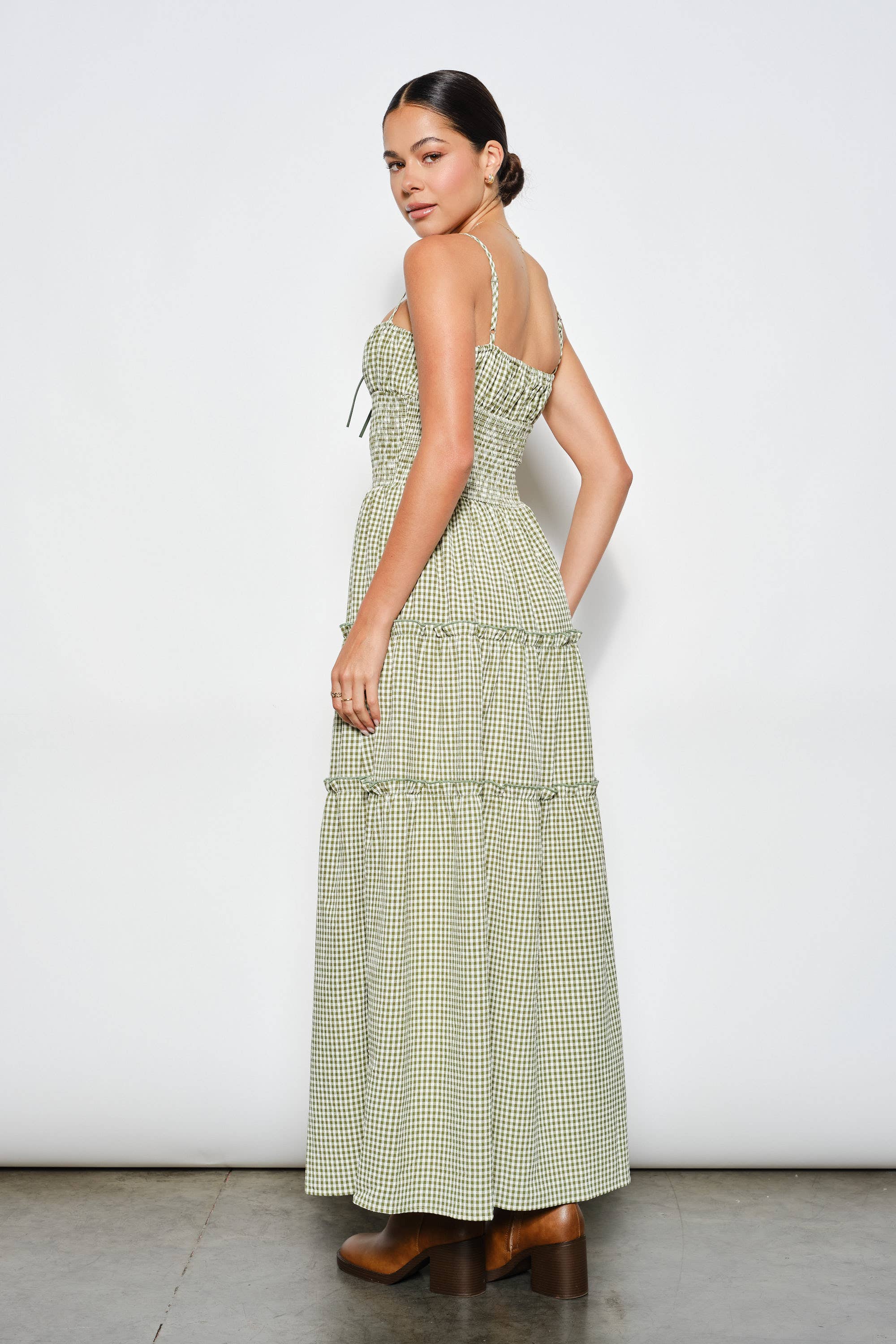 Olive Prairie Dress