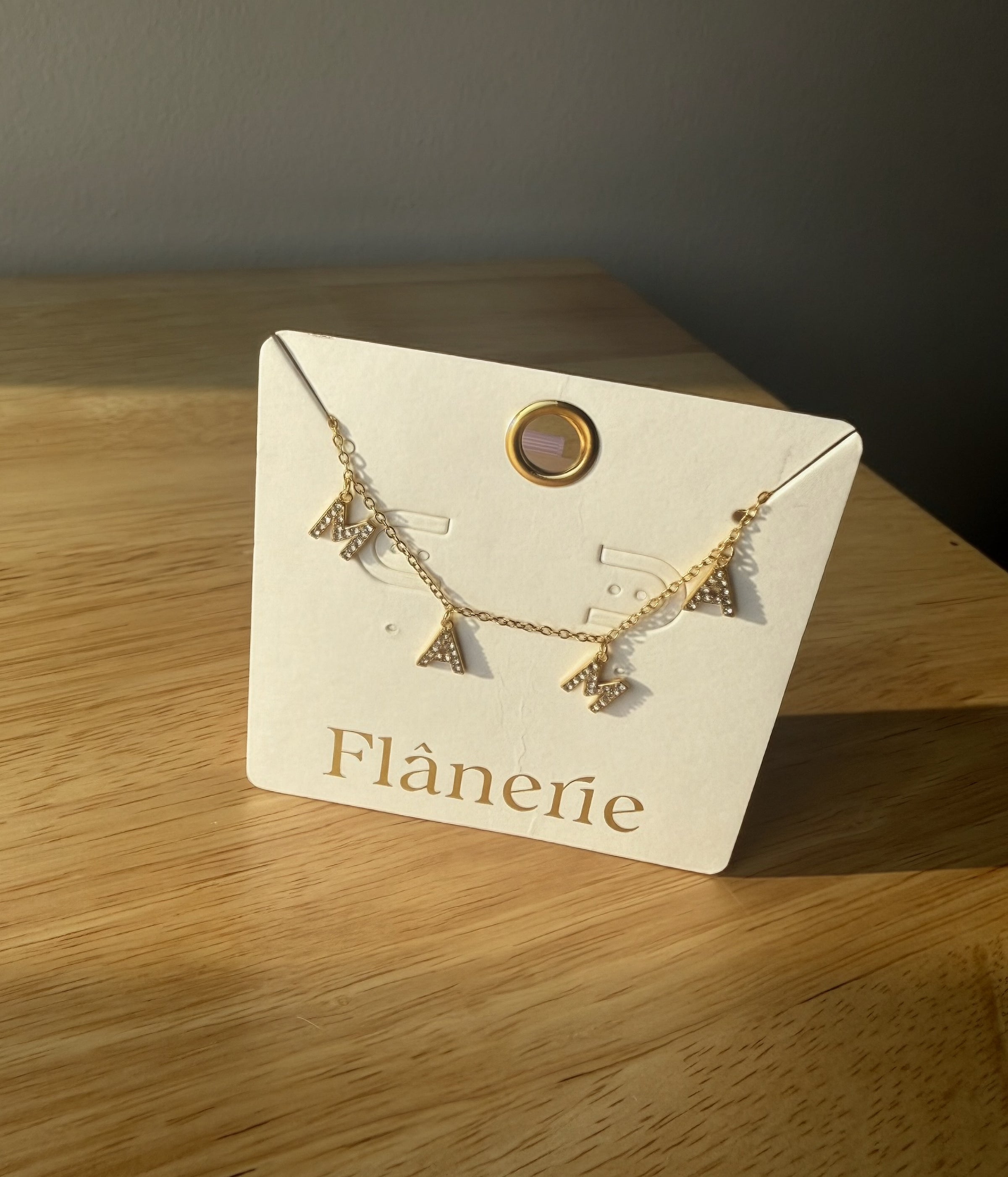 Mama Letter Necklace