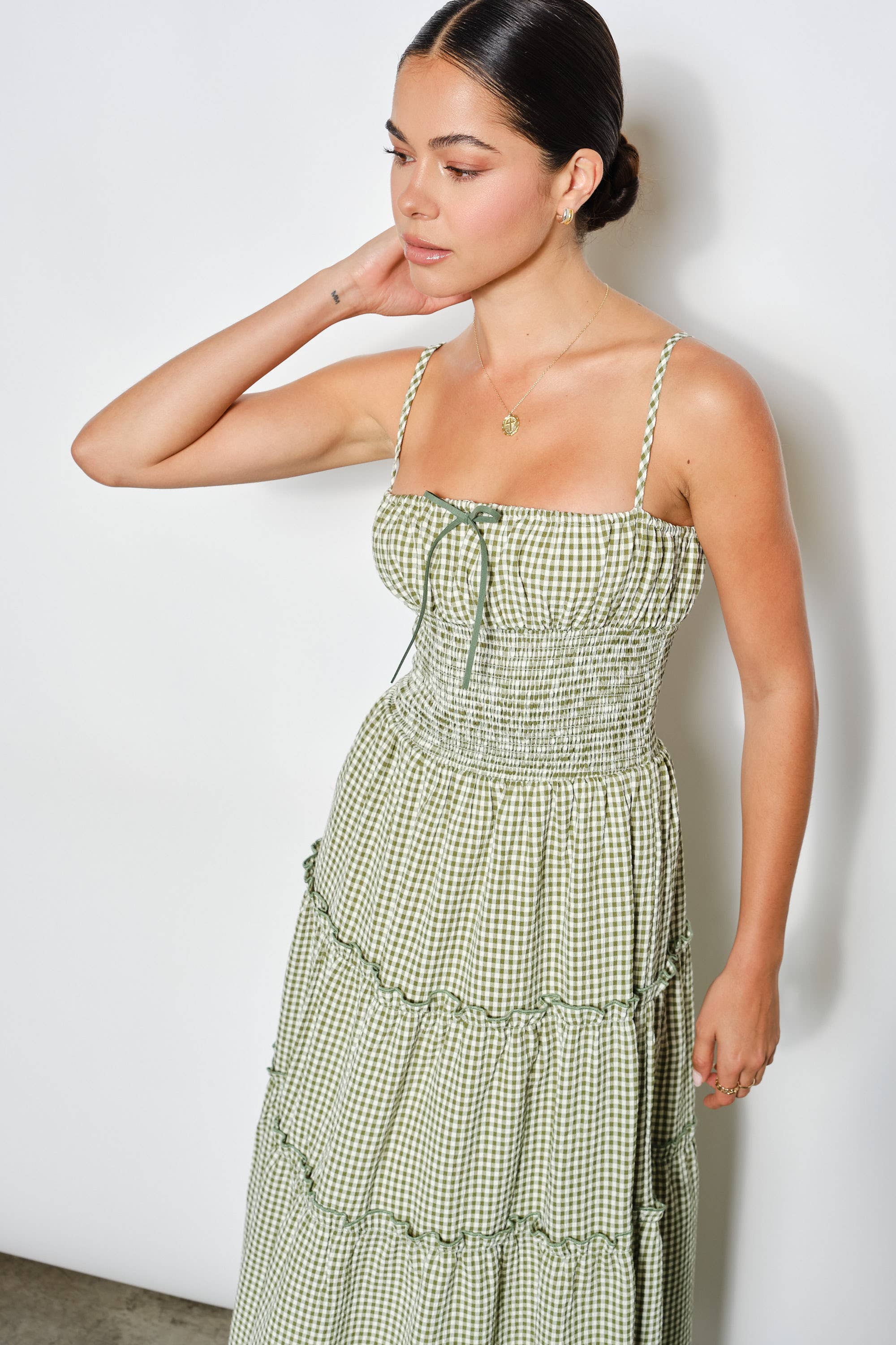 Olive Prairie Dress