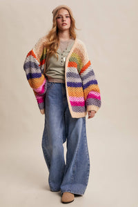 Candy Stripe Cardigan