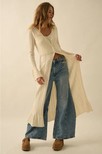 Romantic Pointelle Duster