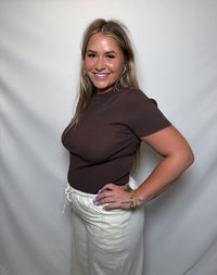 Mocha Minimal Tee
