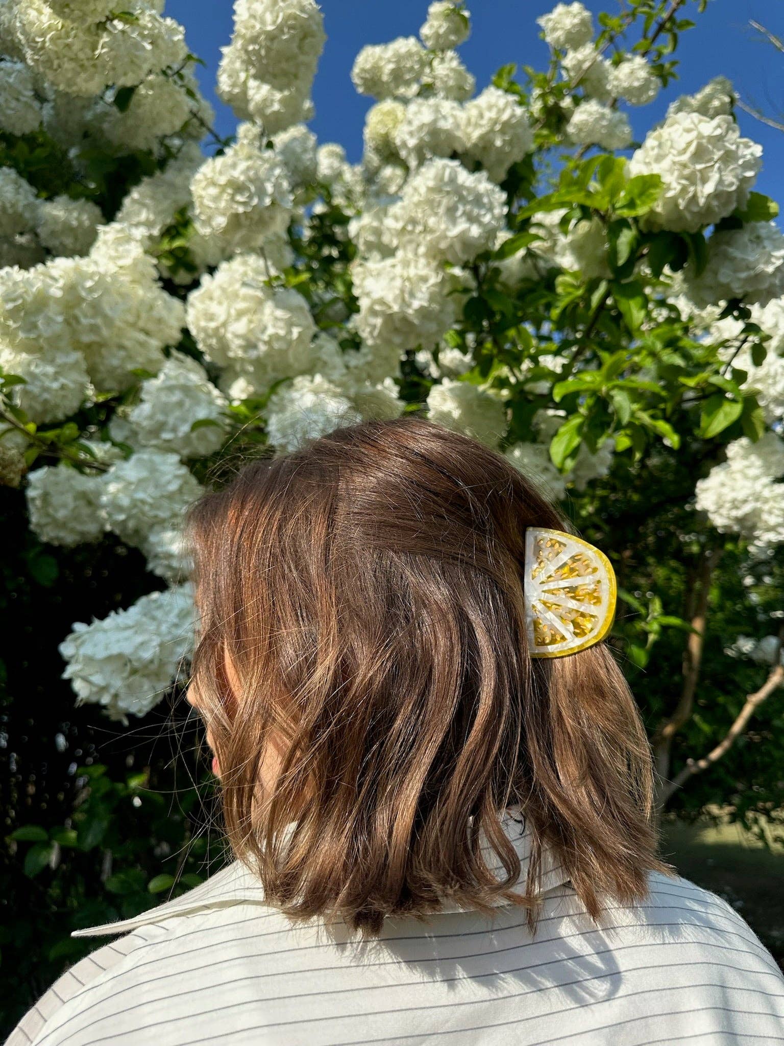 Citrus Slice Claw Clip
