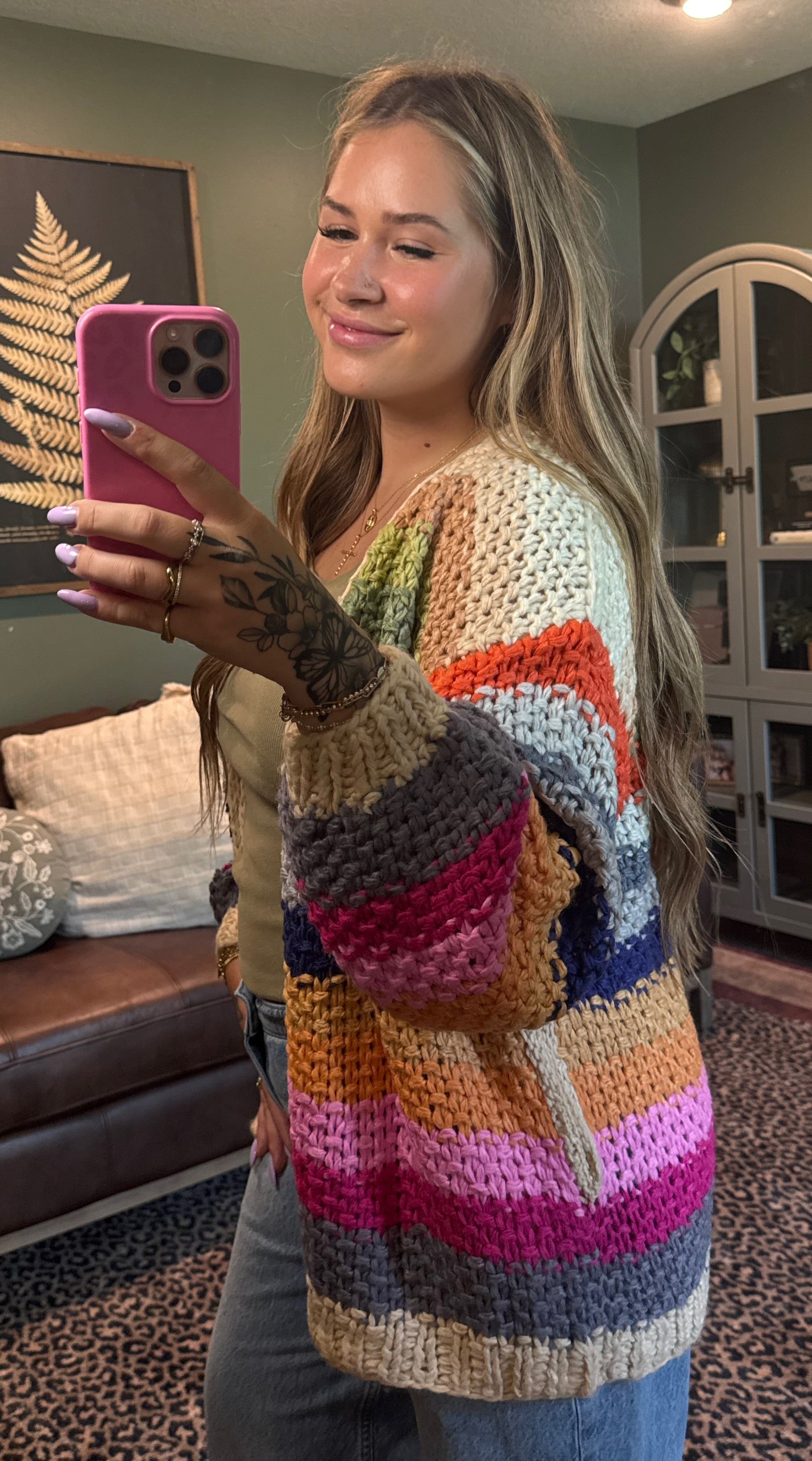 Candy Stripe Cardigan
