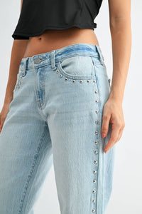 Studded Street Jean