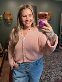 Dusty Rose Cardigan