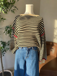 Nautical Boatneck Sweater