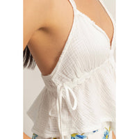 Nova Textured Halter Top