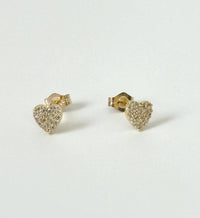 Dalia Heart Studs
