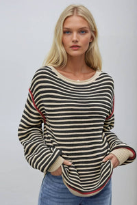 Nautical Boatneck Sweater