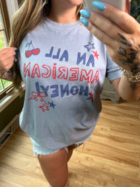 Red, White & Honey Tee