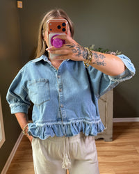Denim Darling Top