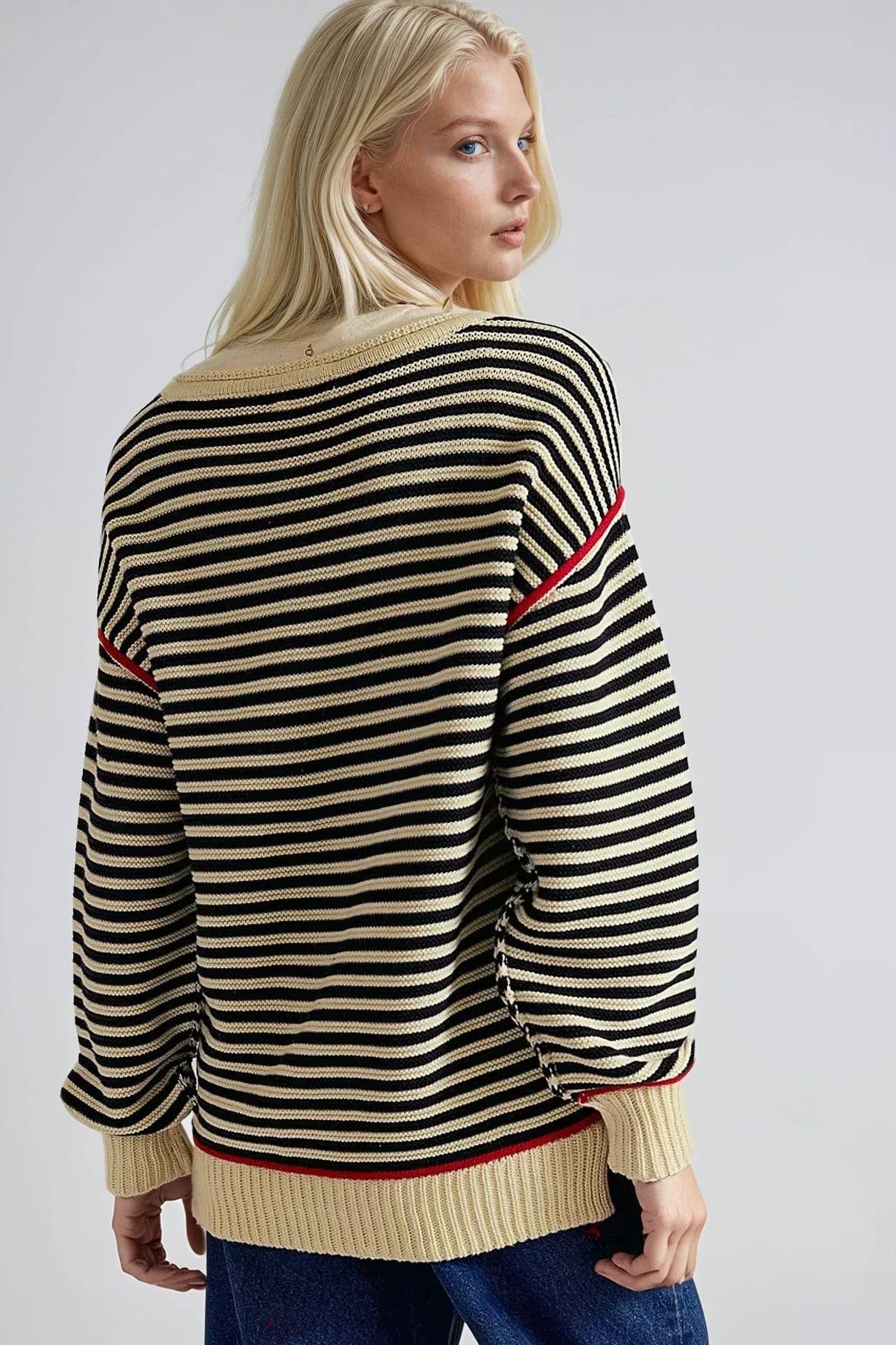 Nautical Boatneck Sweater