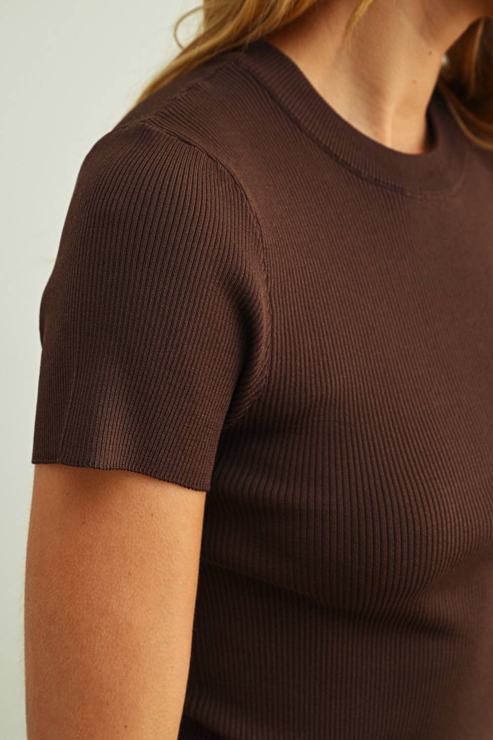 Mocha Minimal Tee