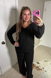 Ribbed Knit Top
