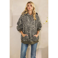 Cheetah Fleece Hoodie