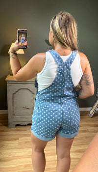 Polka Dot Shortall