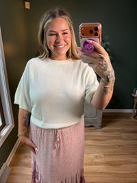 Raglan Cream Knit