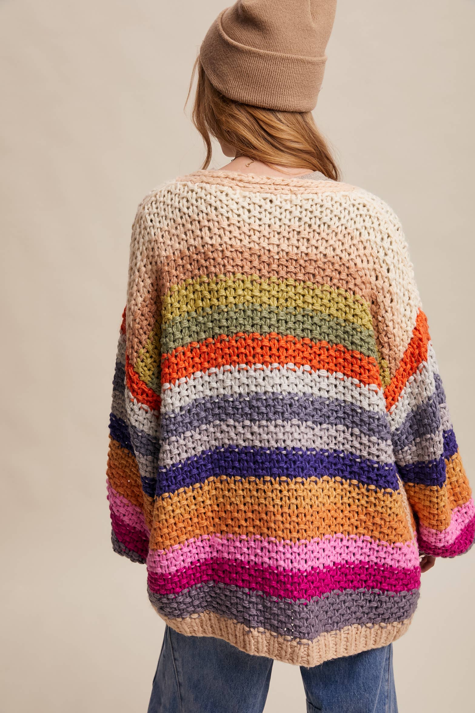 Candy Stripe Cardigan