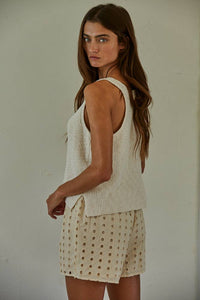 Daisy Knit Tank