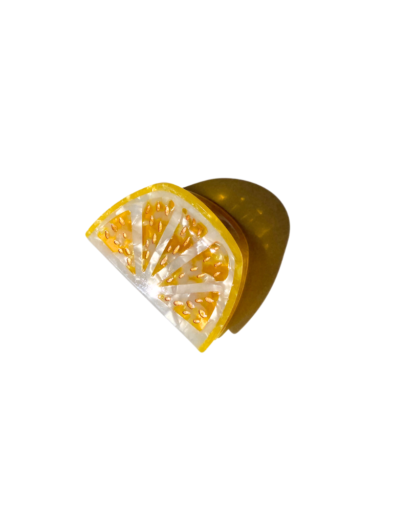 Citrus Slice Claw Clip