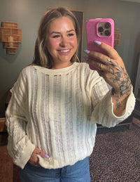 Ivory Babe Knit