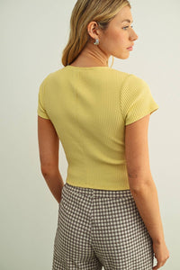 Lemon Button Front