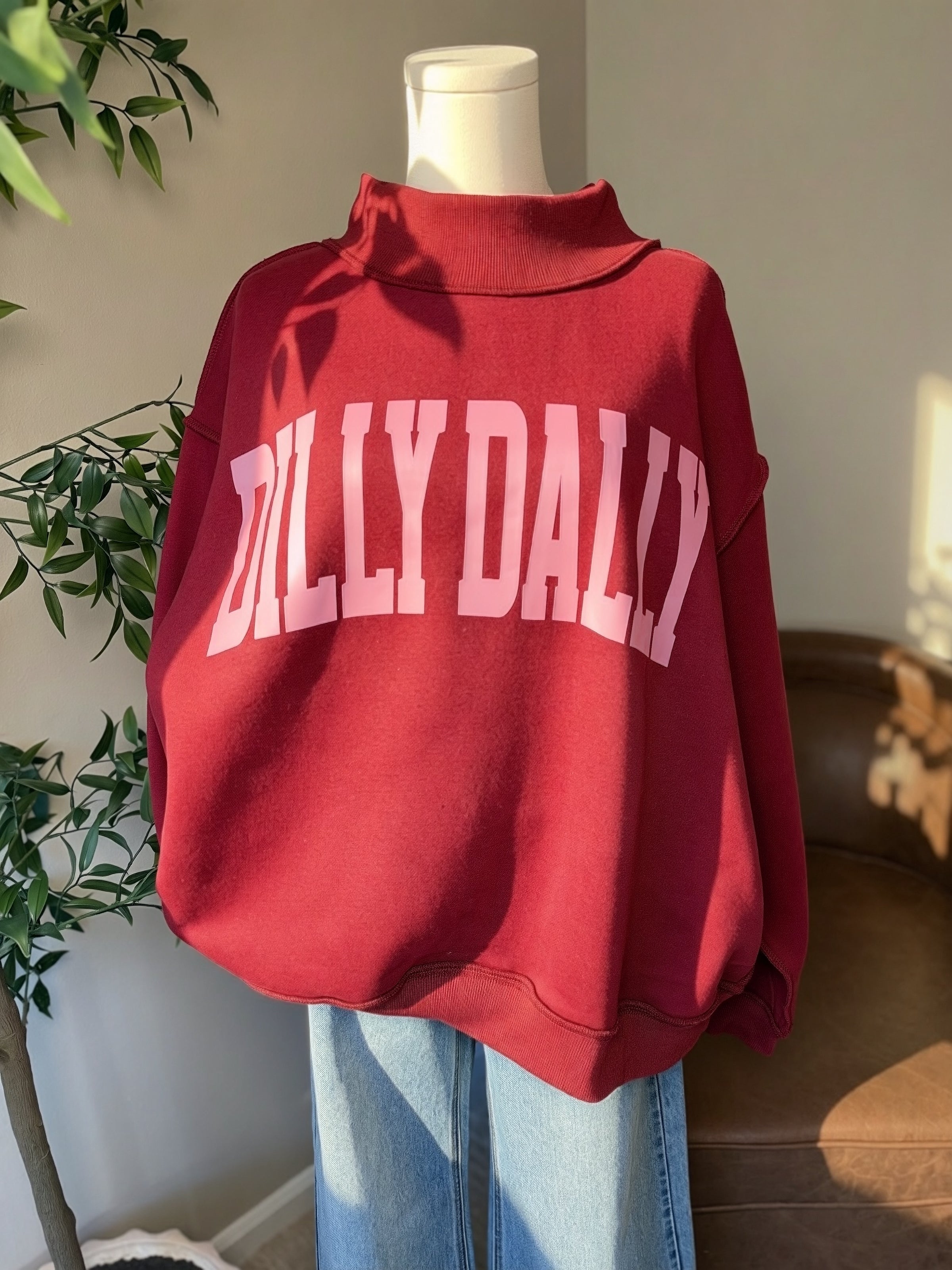 Dilly Dally Mock Neck