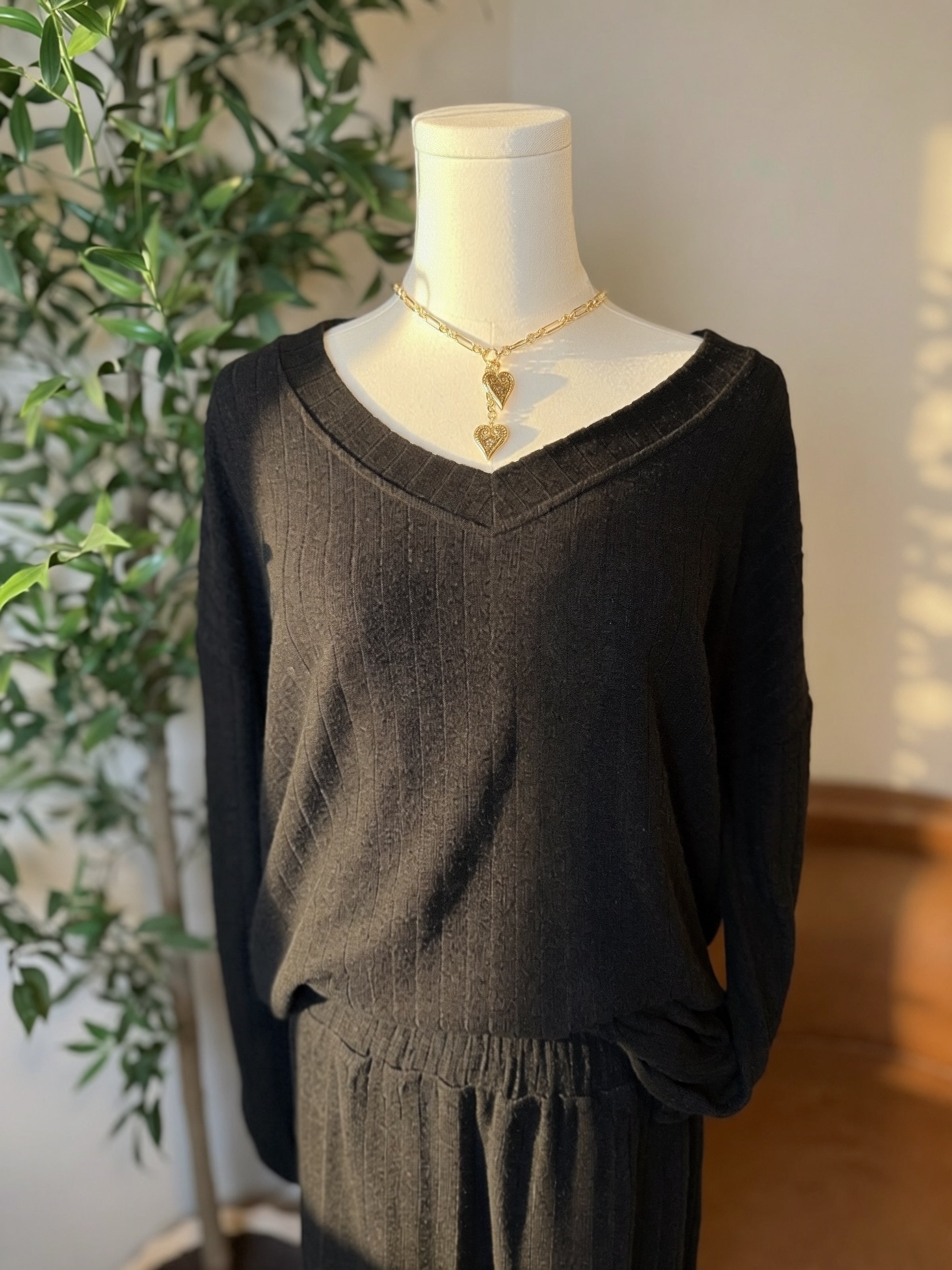 Ribbed Knit Top