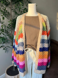 Candy Stripe Cardigan