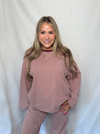 Berry Oversized Top