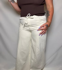 Classic Wide Ivory Denim