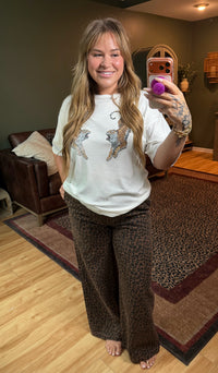 Rebel Leopard Denim