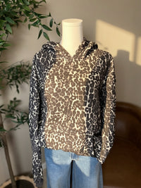 Cheetah Fleece Hoodie