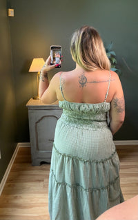 Olive Prairie Dress