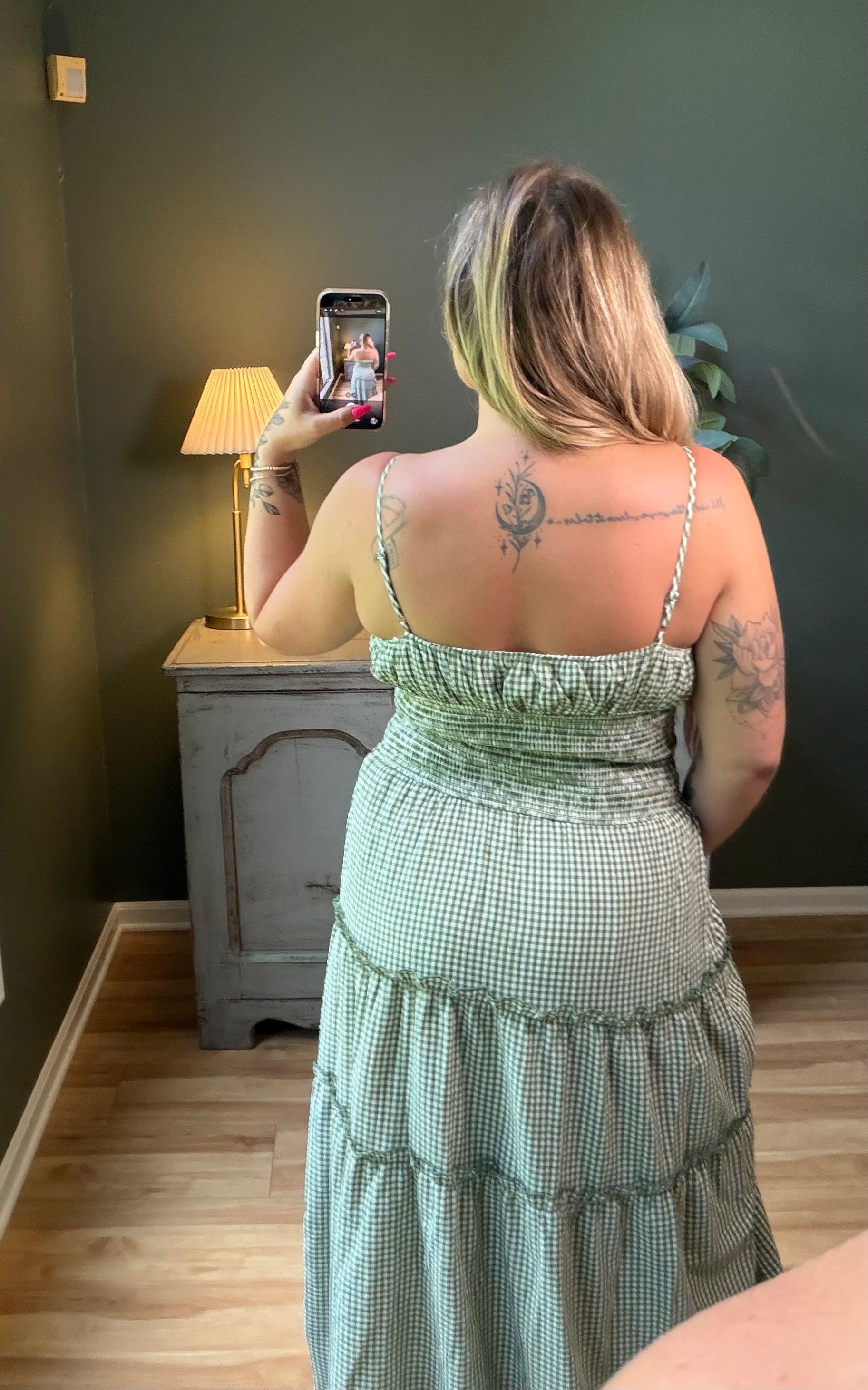 Olive Prairie Dress